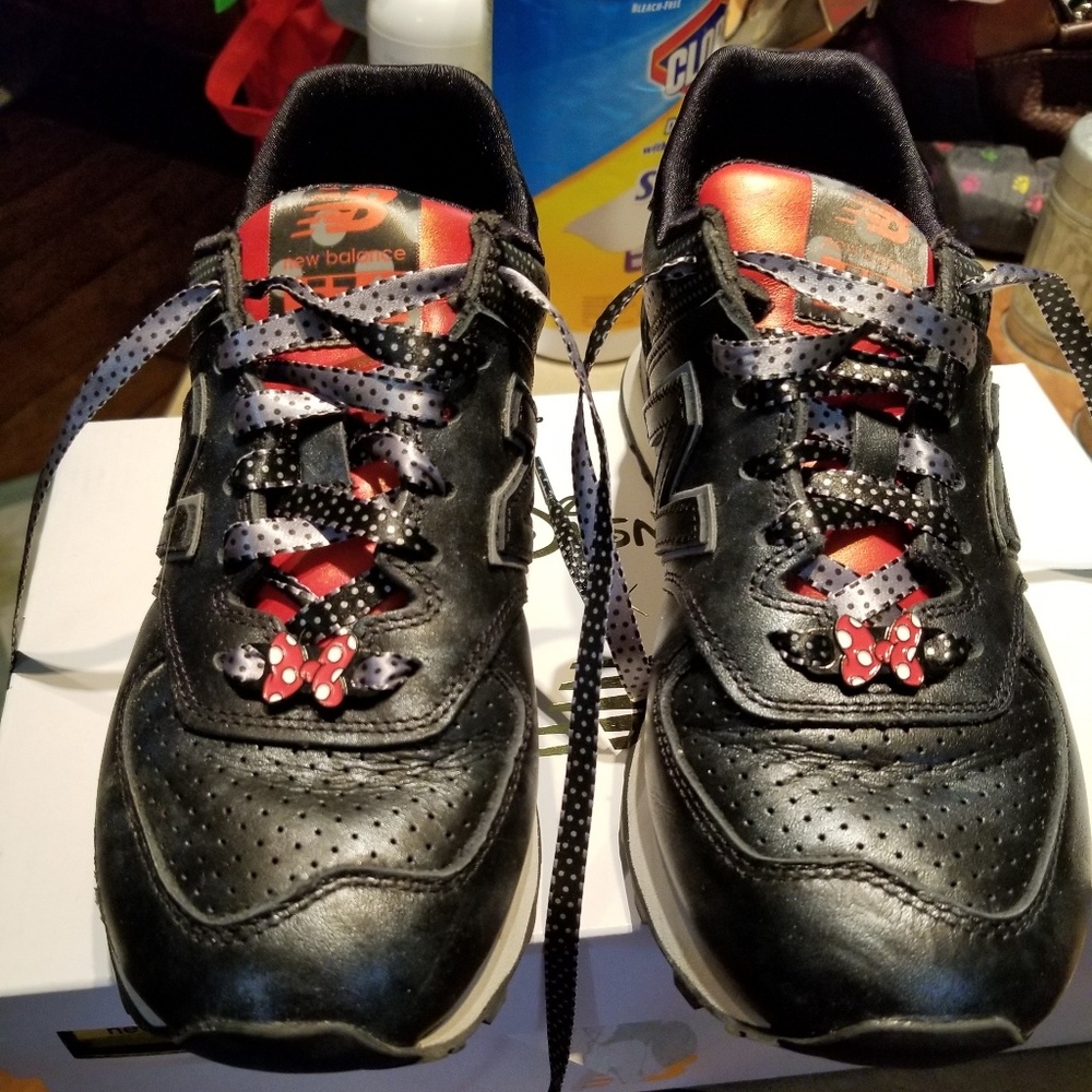 New balance leather shoes